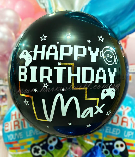 Customize Game On Birthday ORBZ Balloon